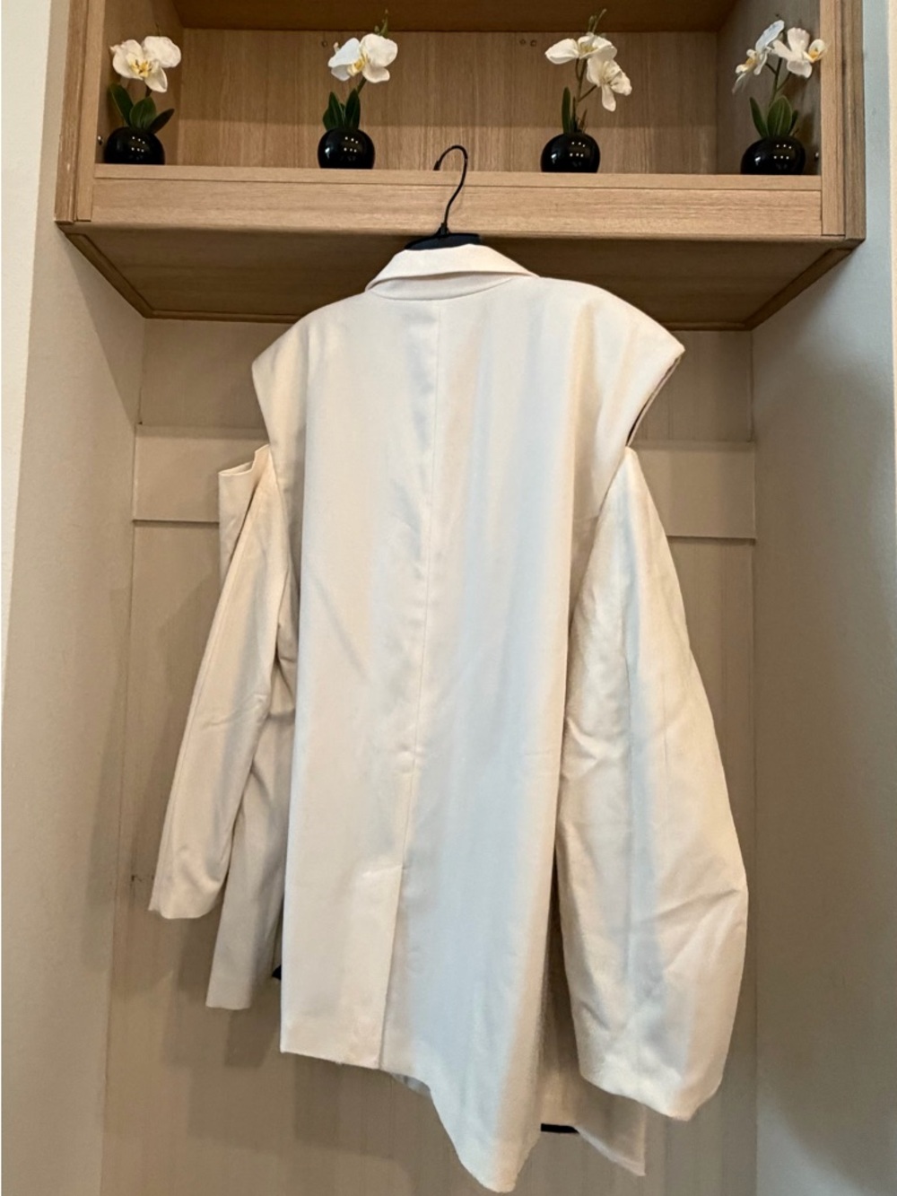Women's White Tailored Blazer Coat - Unbranded - Picture 6 of 9
